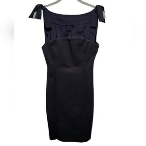 Bird by Juicy Couture bow tie strap black dress